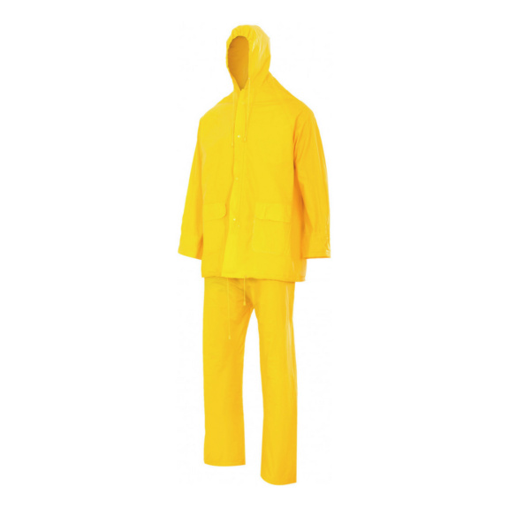 WORKER rain suit Hasselt - WORKER - Rain suit 100% PVC yellow size M