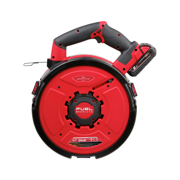 Akku - Kabeleinziehger&auml;t und Zubeh&ouml;r Milwaukee - Milwaukee M18FPFT-202 36m Set FUEL Akku-Kabeleinziehger&auml;t 36m Stahl