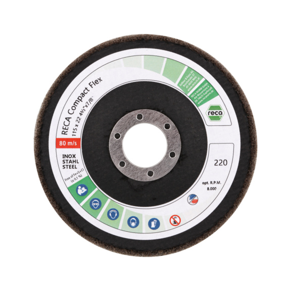 Compact Flex - DISC Compact Flex, grano 220, 115x22,23 mm