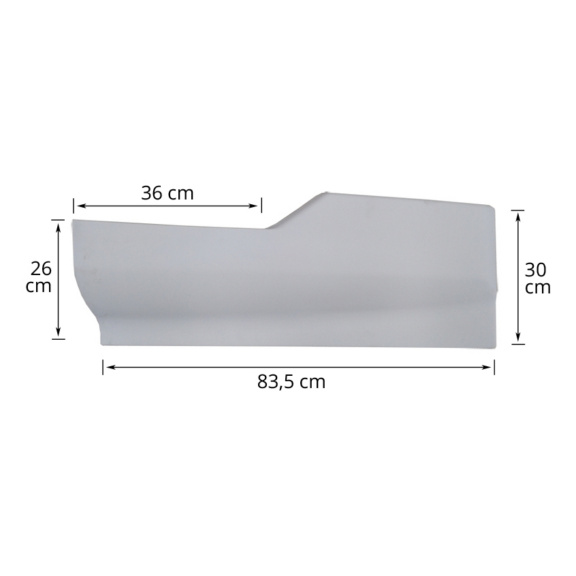 EXTENSIÓN DEL GUARDABARROS - EXTENSIÓN DEL GUARDABARROS IZQ.