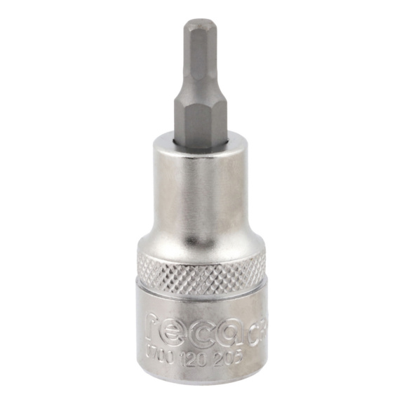 1/2 inch sockets, hexagon socket, short version - RECA 1/2" hexagon socket wrench insert, 5 mm x 60 mm hexagon socket