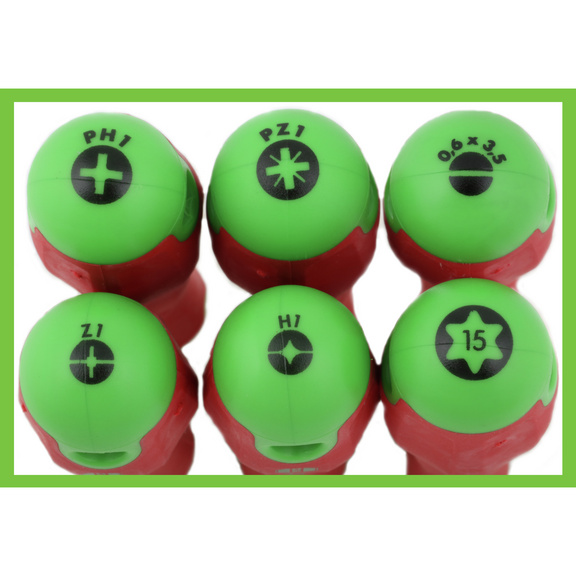 ultra E-Slim VDE PlusMinus Z screwdriver - RECA ultra E-Slim VDE screwdriver PZ, recessed head, PlusMinus Z1 +/-