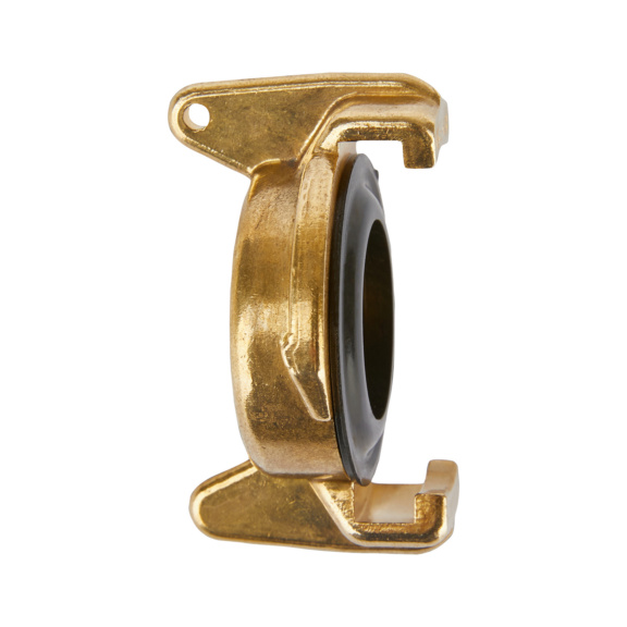Raccord Borgne Universel Système Geka - Laiton Nu - Pour Fermeture De Tuyau D'Eau - Pression Max 8 Bar