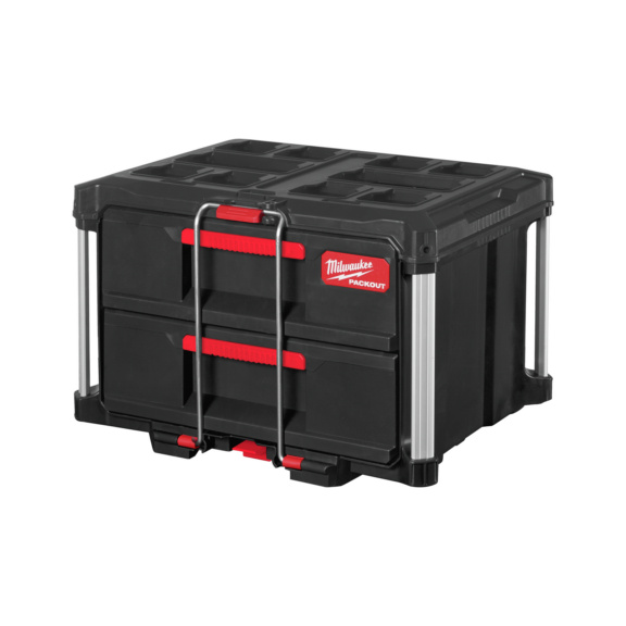 Modulares Aufbewahrungssystem Koffer Milwaukee PACKOUT - Milwaukee PACKOUT Koffer mit 2 Schubladen