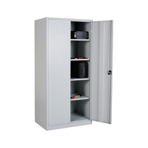 Fl&uuml;gelt&uuml;rschr&auml;nke Basic - Stahlschrank 1950x920x600 mm lichtgrau