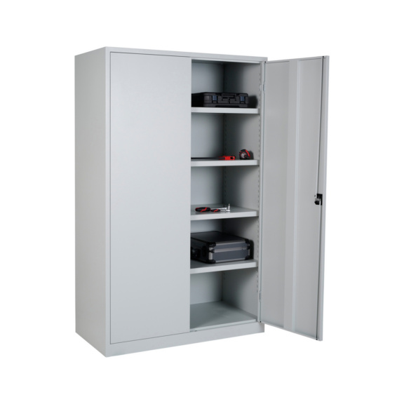 Fl&uuml;gelt&uuml;rschr&auml;nke Basic - Stahlschrank 1950x1200x600 mm lichtgrau