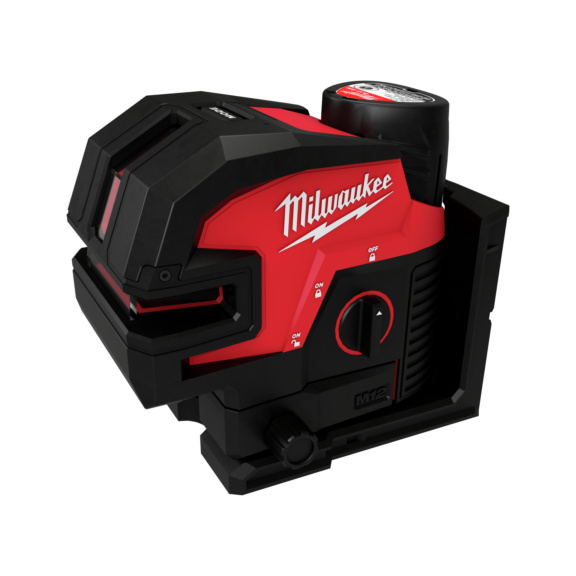 Akku-Kreuzliniienlaser und Zubeh&ouml;r Milwaukee - M12 CLL4P-301CM12 Kreuzlinienlaser