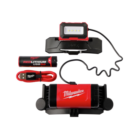 Akku Helmleuchte BOLT L4BOLTHL Milwaukee - L4BOLTHL-301USB-Akku-Stirnlampe