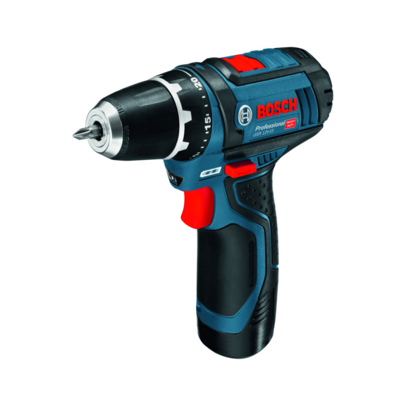 Akku-Bohrschrauber BOSCH 12V GSR 12V-15 - BOSCH GSR 12V-15 Bohrschrauber, 2x2,0Ah-Akku, in Tasche Orgnr.060186810F