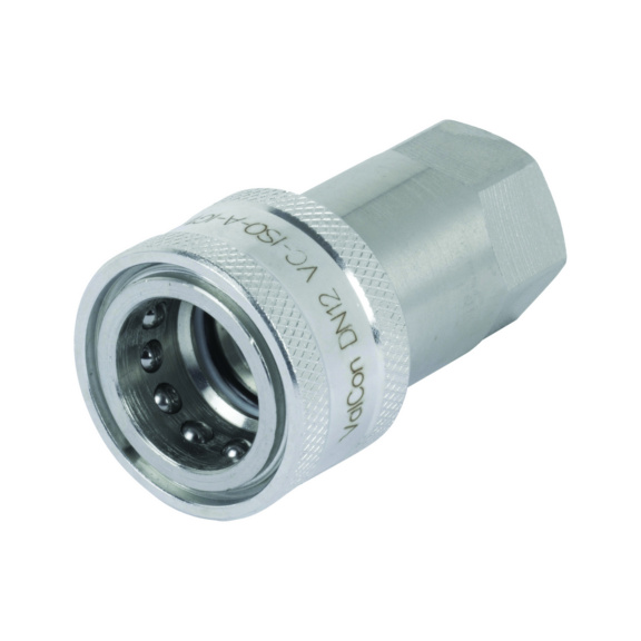 FREE PASSAGE FEMALE QUICK-RELEASE COUPLING - 