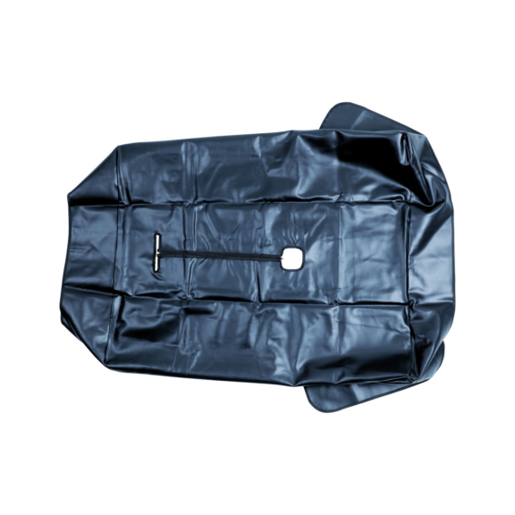 Sitzschoner Kunstleder - Doppel-Sitzschoner Kunstleder schwarz, Abmessung: 150x158 cm