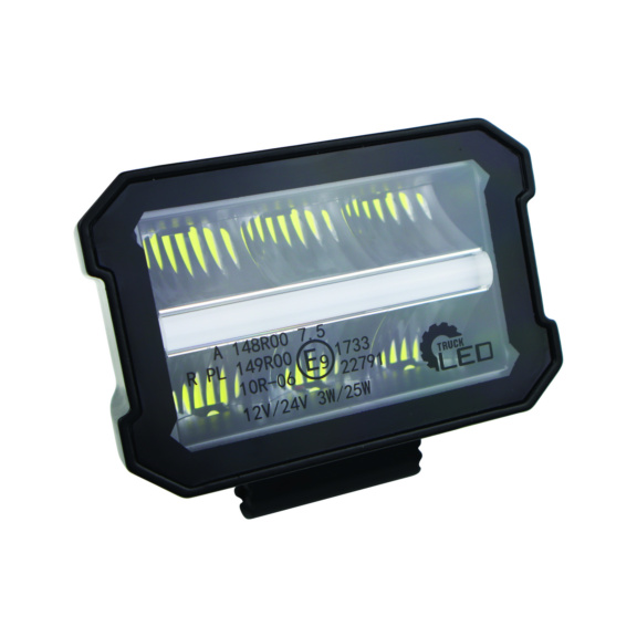 12/24 V 2,200 LUMEN LED TOP-MOUNTED LIGHT WITH LED POSITION LIGHT STRIP - LED TOP-MOUNTED LIGHT W/ POSITION STRIP