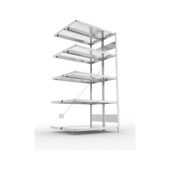 Steckregale S3 verzinkt, doppelzeilig - S3 CLIP 230 DAR 2000x1000x600 mm vzk.