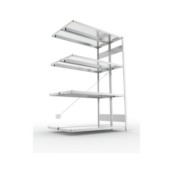 Steckregale S3 verzinkt, doppelzeilig - S3 CLIP 230 DAR 2000x1300x800 mm vzk.