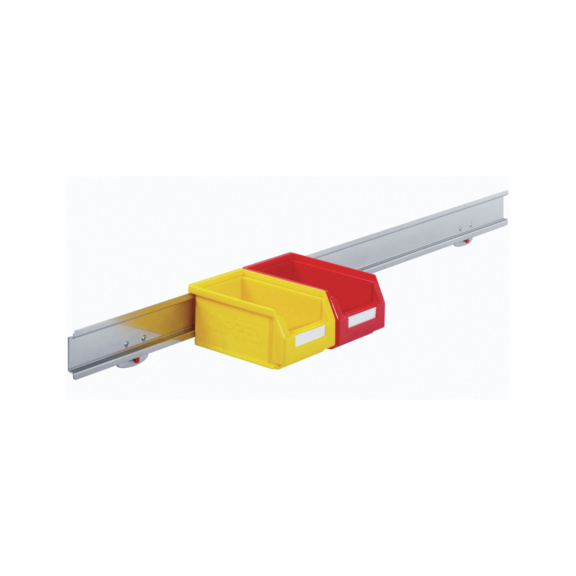 Lagersichtkastenhalter - RasterPlan Lagersichtkastenhalter f&uuml;r 5 K&auml;sten Gr. 7 alu