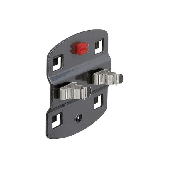 Werkzeugklemmen doppelt - RasterPlan Doppelte Werkzeugklemme D 10 anthrazitgrau