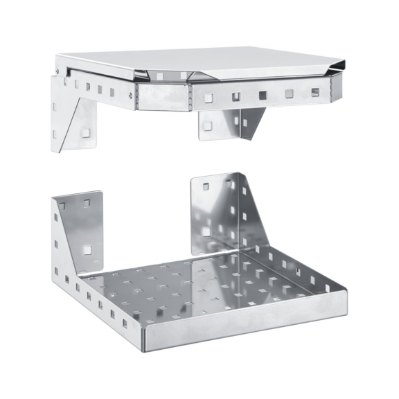 M&uuml;llbeutelhalter 2-teilig - RasterPlan M&uuml;llbeutelhalter 2-teilig alu