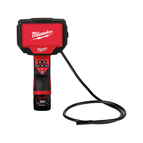 Akku-Inspektionskamereas Milwaukee M12 - Milwaukee M12 360IC12-201C Inspektionskamera, Akku,im Koffer,Orgnr.4933480740