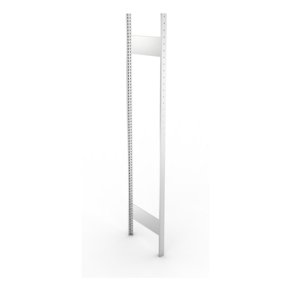 Zerlegte S3 Steckregal-Rahmen - S3 T1 N Steckregal-Rahmen 2000x400 mm vzk.