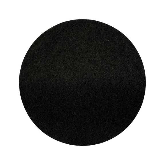 ESCOBILLA DE NAILON NEGRA DI&Aacute;METRO 381 mm - DISCO DE PULIR NEGRO DE 381 mm