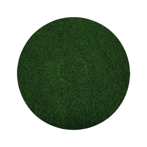 ESCOBILLA DE NAILON VERDE DI&Aacute;METRO 381 mm - DISCO DE PULIR VERDE DI&Aacute;METRO 381 MM 5 UNIDADES