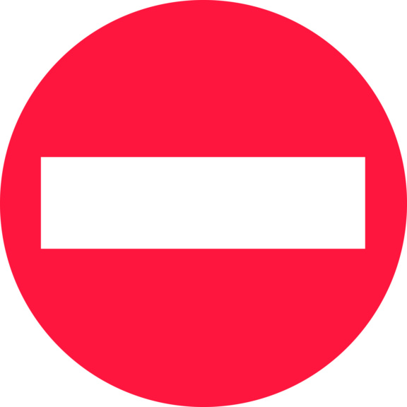 PROHIBITION SIGNS - 