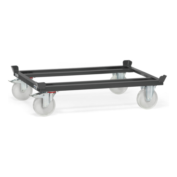 Paletten-Fahrgestelle "Grey Edition" - Paletten-Fahrgestell Grey Edition 1200 kg; 1210x810 mm, Polyamidbereifung