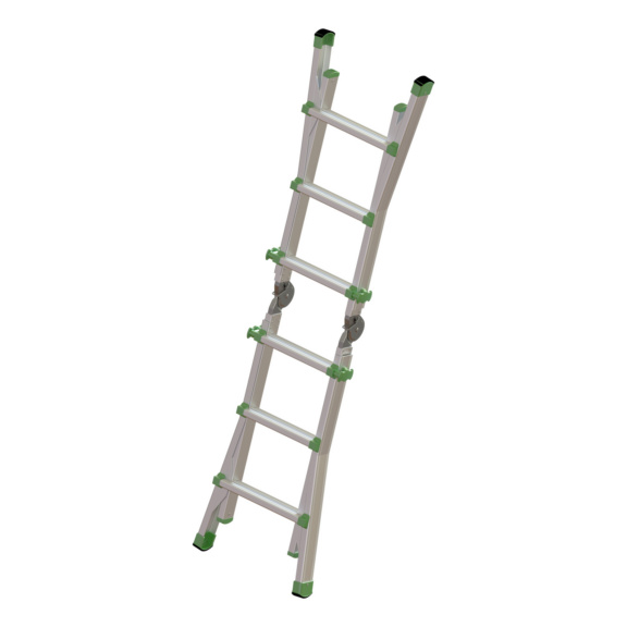 Teleskopleitern - RECA Alu-Teleskopleiter 4x3 Sprossen