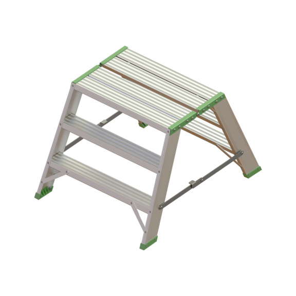 Leiterntritte XL - RECA XL Alu-Leitertritt 2 x 3 Stufen