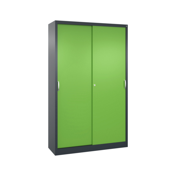 Schiebet&uuml;rschr&auml;nke - RECA Schiebet&uuml;renschrank H1950xB1200xT400mm 7016/6018