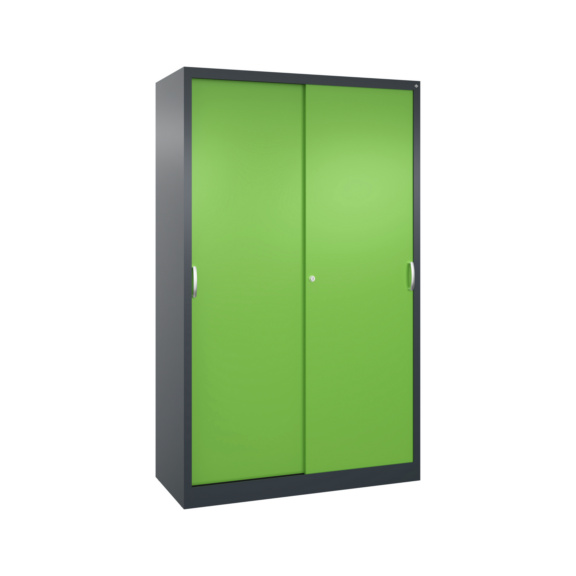 Schiebet&uuml;rschr&auml;nke - RECA Schiebet&uuml;renschrank H1950xB1200xT500mm 7016/6018