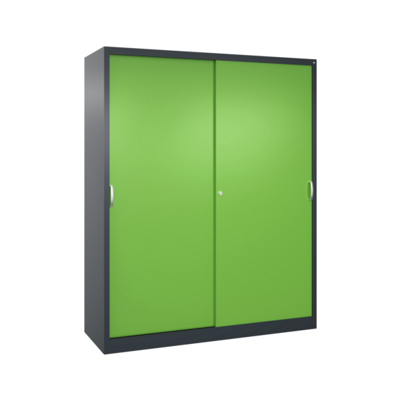 Schiebet&uuml;rschr&auml;nke - RECA Schiebet&uuml;renschrank H1950xB1600xT500mm 7016/6018