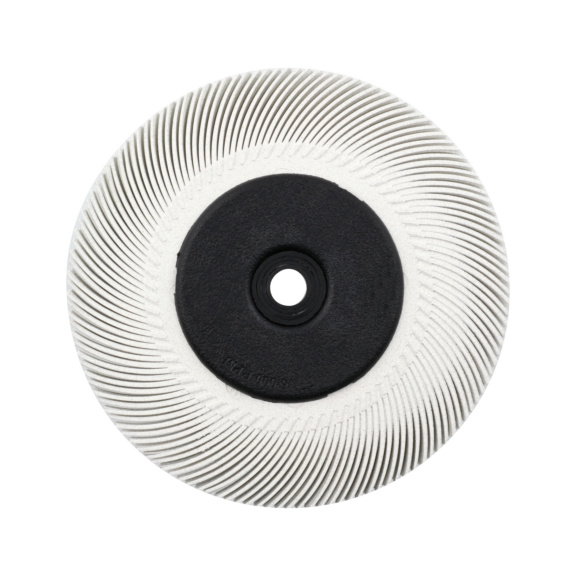 Cylinder wire brush - Cylinder wire brush, white, grain 120, 152 mm for bench grinders