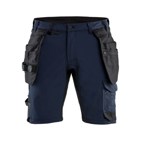  - Handwerker Shorts 4-Wege-Stretch Dunkel Marineblau/Schwarz 1702 1645 8699 C48