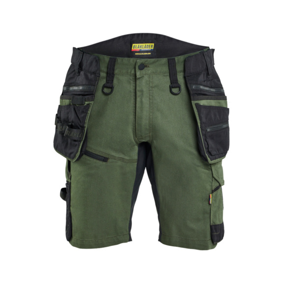 Handwerkershorts mit Stretch STRIKER 1972 1149 - STRIKER Handwerkershorts mit Stretch Waldgr&uuml;n/Schwarz 1972 1149 4298 C56