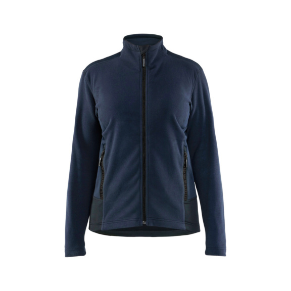 Damen Microfleece-Jacke 4766 1010 - Damen Microfleece-Jacke Dunkel Marineblau/Schwarz 4766 1010 8699 S