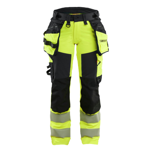 Damenhose High Vis 4-Wege-Stretch 7022 1648 - Damenhose High Vis 4-Wege-Stretch High Vis Gelb/Schwarz 7022 1648 3399 D20