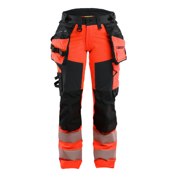 Damenhose High Vis 4-Wege-Stretch 7022 1648 - Damenhose High Vis 4-Wege-Stretch High Vis Rot/Schwarz 7022 1648 5599 D25