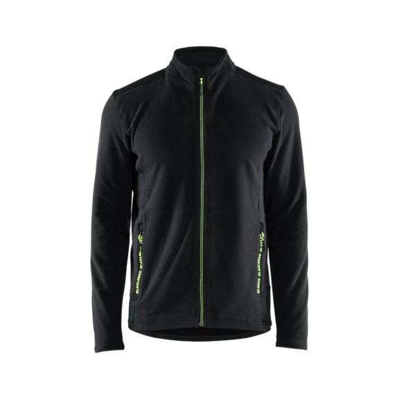Mikrofleece-Jacke 4765 1010 - Mikrofleece-Jacke Schwarz/Gelb 4765 1010 9933 XL
