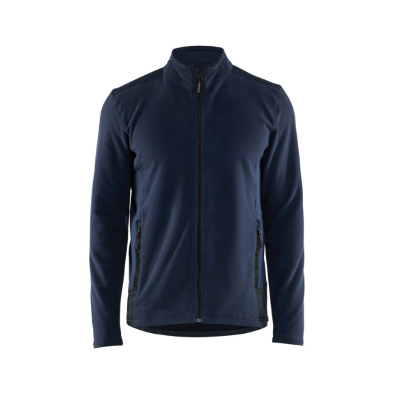 Mikrofleece-Jacke 4765 1010 - Mikrofleece-Jacke Dunkel Marineblau/Schwarz 4765 1010 8699 XXL