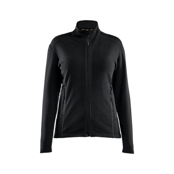 Damen Microfleece-Jacke 4766 1010 - Damen Microfleece-Jacke Schwarz/Mittelgrau 4766 1010 9996 XL
