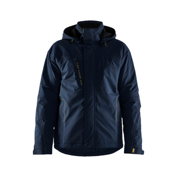 Leichte, gef&uuml;tterte Winterjacke Stretch 4484 1917 - Leichte, gef&uuml;tt. Winterjacke Stretch Dkl Mar.Bl./Schwarz 4484 1917 8699 M
