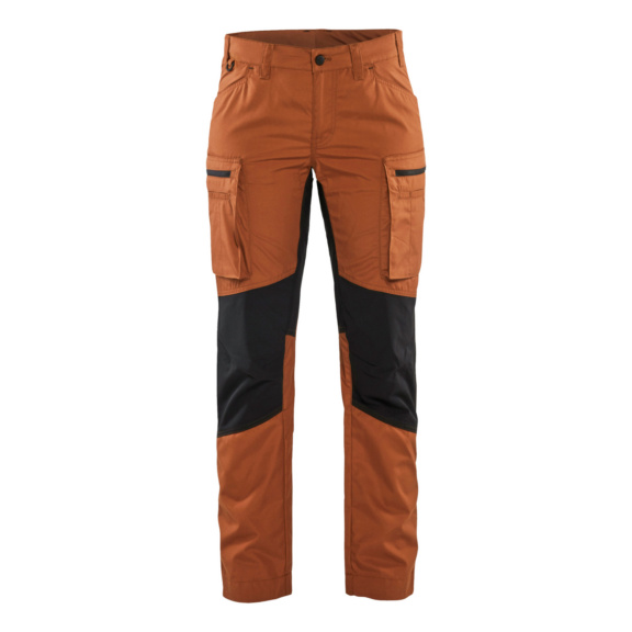 Pantal&oacute;n de servicio el&aacute;stico para mujer 7159 1845 - Damen Service Bundhose Stretch Rostbraun/Schwarz 7159 1845 4099 C36