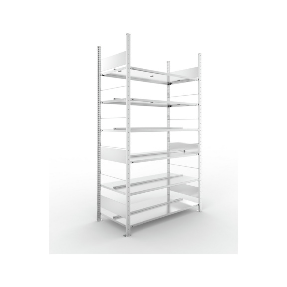 Büro-Steckregale S3 verzinkt, doppelzeilig - S3 Büro Steck DGR 2200x1250x600 verzinkt