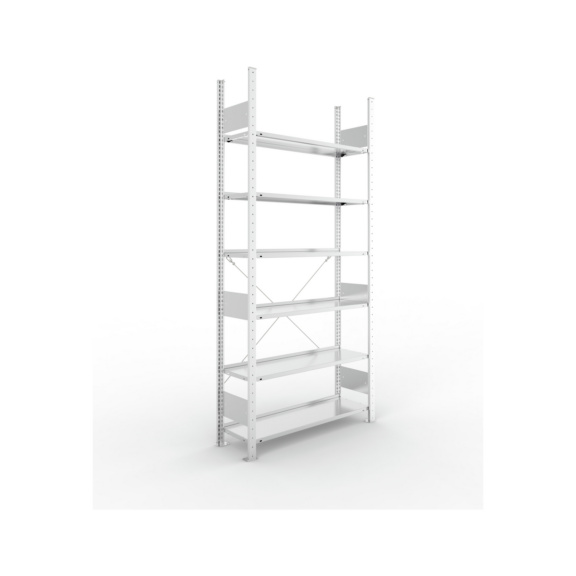 Büro-Steckregale S3 verzinkt, einzeilig - S3 Büro Steck GR 2200x1000x300 verzinkt