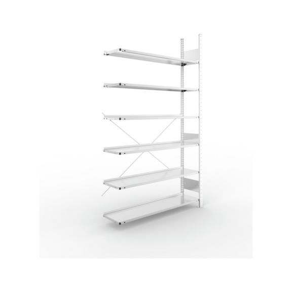 Büro-Steckregale S3 verzinkt, einzeilig - S3 Büro Steck AR 2200x1250x300 verzinkt