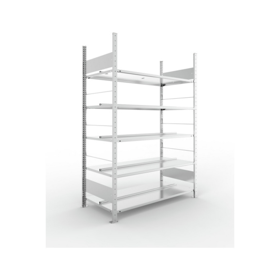 Büro-Steckregale S3 verzinkt, doppelzeilig - S3 Büro Steck DGR 1850x1250x600 verzinkt