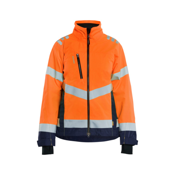 Damen High Vis Shell Jacke 4761 1977  - Damen Shell Jacke High Vis High Vis Orange/Marineblau 4761 1977 5389 M