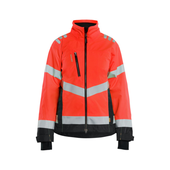 Damen High Vis Shell Jacke 4761 1977  - Damen Shell Jacke High Vis High Vis Rot/Schwarz 4761 1977 5599 XL