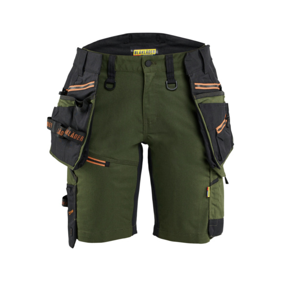 Damen Shorts mit Stretch STRIKER 7175 1149 - STRIKER Damen Shorts mit Stretch Waldgr&uuml;n/Rost 7175 1149 4240 C48